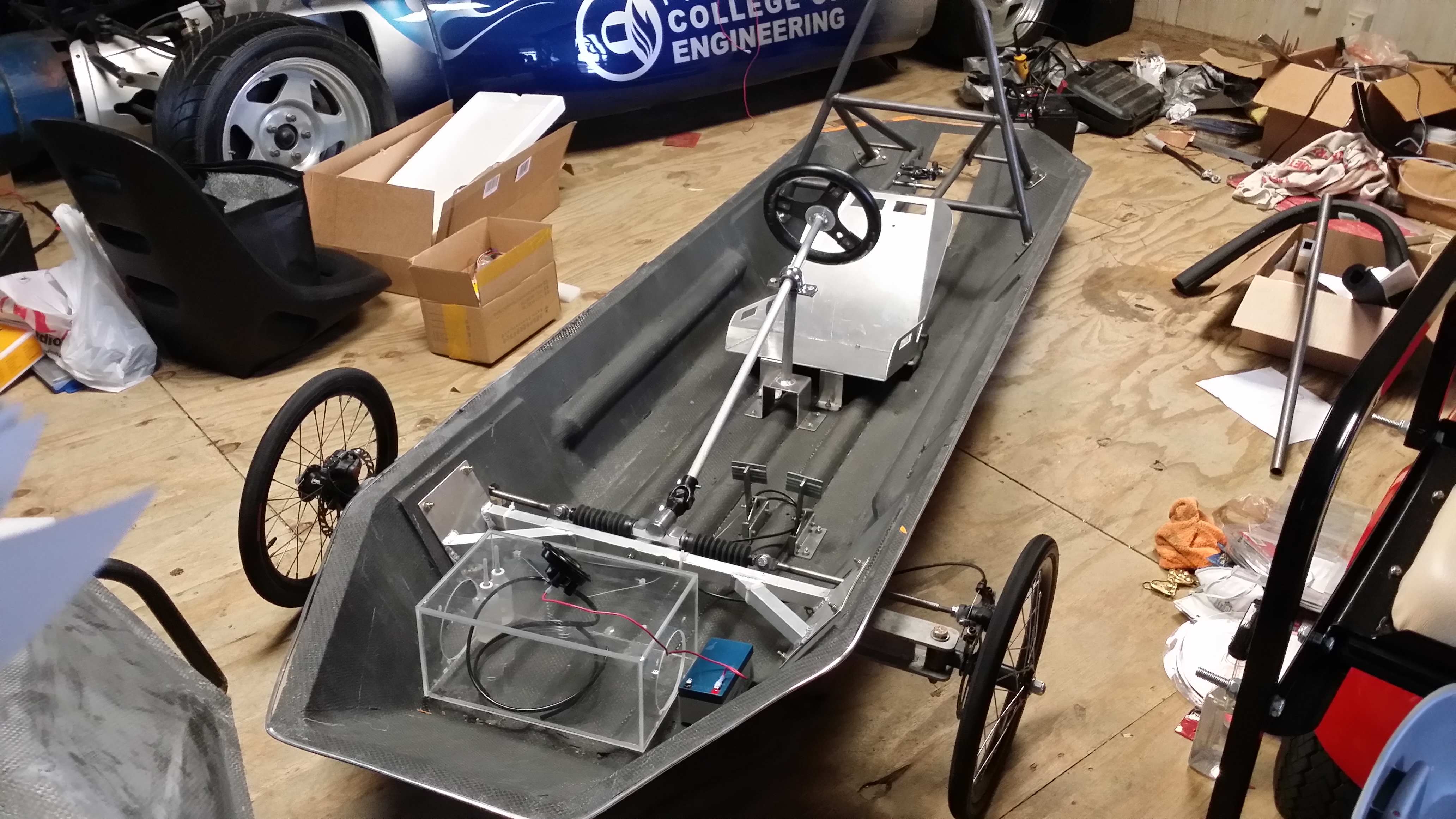 Front View of Solar Car