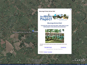 Water Well in Google Earth