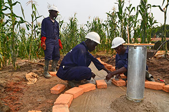 Installing a well pump