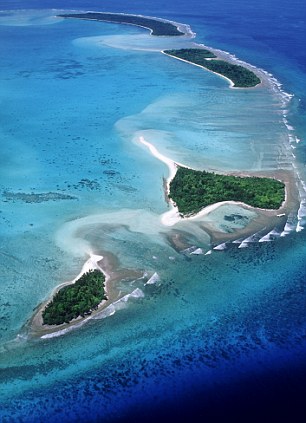 Low levels: The Pacific ocean, such as here in Micronesia, has some of least salty waters