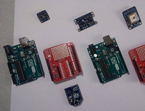 Disassembled flight components